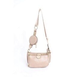 Taupe Damen-Handtasche Sac Bandoulière Eleganci