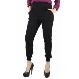 SEXY  WOMAN-TROUSERS-SCHWARZ