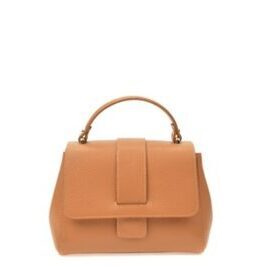 Cognac Damen Handtasche aus Leder Sofia Cardoni